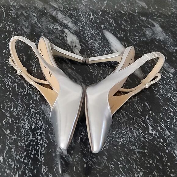 BRAND NEW UNISA SLINBACK HEELS with RHINESTONE POINTED TOEPUMP - Picture 9 of 14